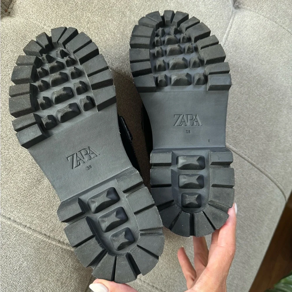 Zara Women Black Loafers - Picture 3 of 5